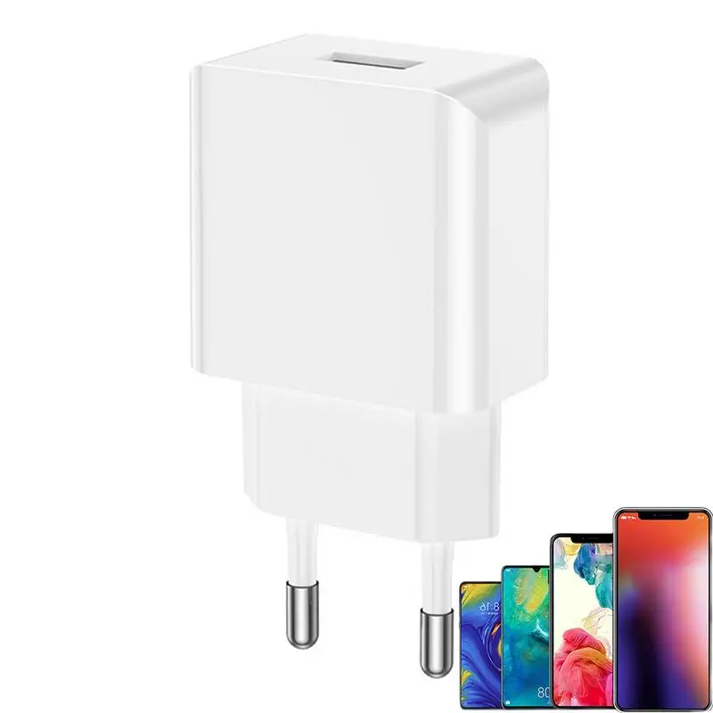 Wall Fast Charger Block 12W 2.1A Plug Block Head Adapter Charging Portable Fast Charging Plug Adapter Head For Phone Tablet