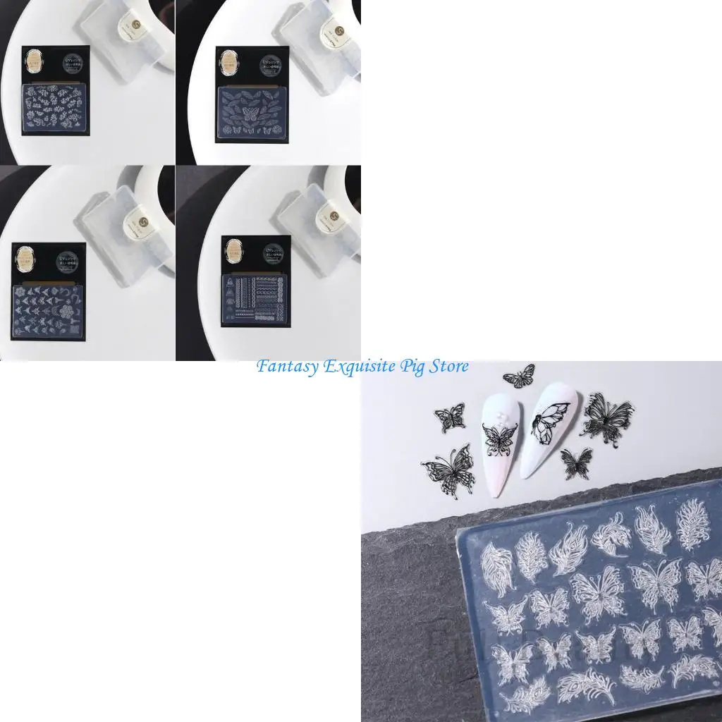 

Versatile Art Mold for DIY Decorations Art Decorations Nails DIY Silicone Templates Nails Art Mold