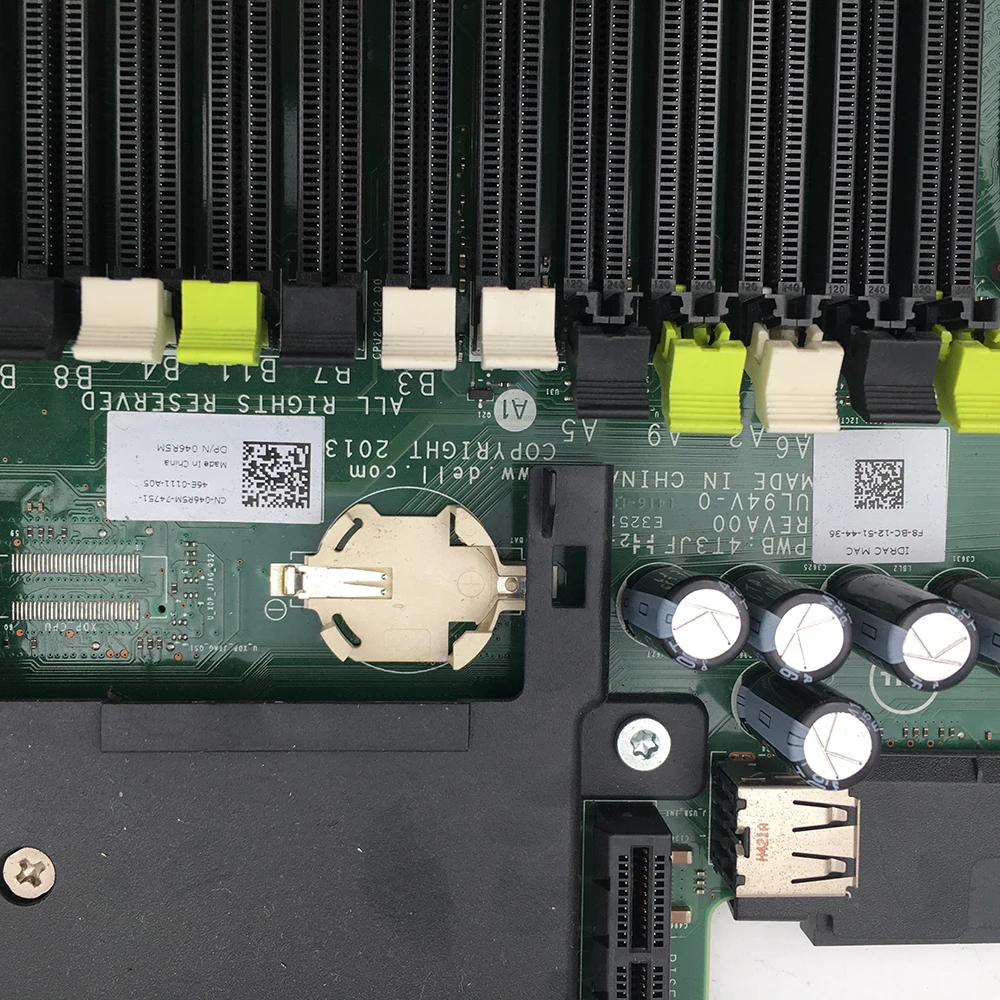 4T3JF 1W23F 46R5M 046R5M GFKVD 0GFKVD XWDCF H5J4J W7JN5 0KCKR5 PXXHP 036FVD 0D2D5F For DELL PowerEdge R620 Server Motherboard