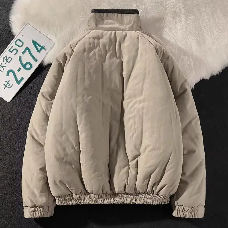 

Japanese-style haute couture trendy brand men's fake two-piece down jacket, thickened and warm in winter