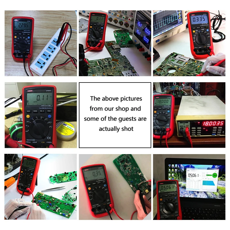 UNI-T Digital  Multimeter UT61E Plus 22000 Counts Digital Tester AC DC 1000V Ammeter Voltmeter True RMS Electric Multitester