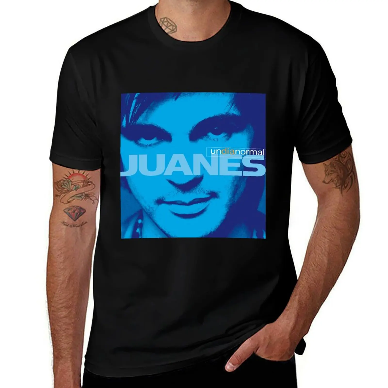 Juanes un da normal T-Shirt Large Size Loose Casual Tee T-Shirt