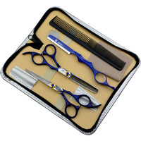 HT9119 Stainless Steel Haircut Scissors For Pet Grooming 6 inch 5.5 inch Hair Cutting Scissors Barber Shears Kit Thinning Shears