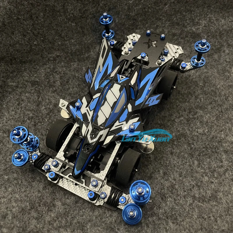 Tamiya 4WD Four-wheel Drive Car Ms/msl Chassis Modified Fish Car 2.0 Inner Shock Absorber Modified CNC Processing