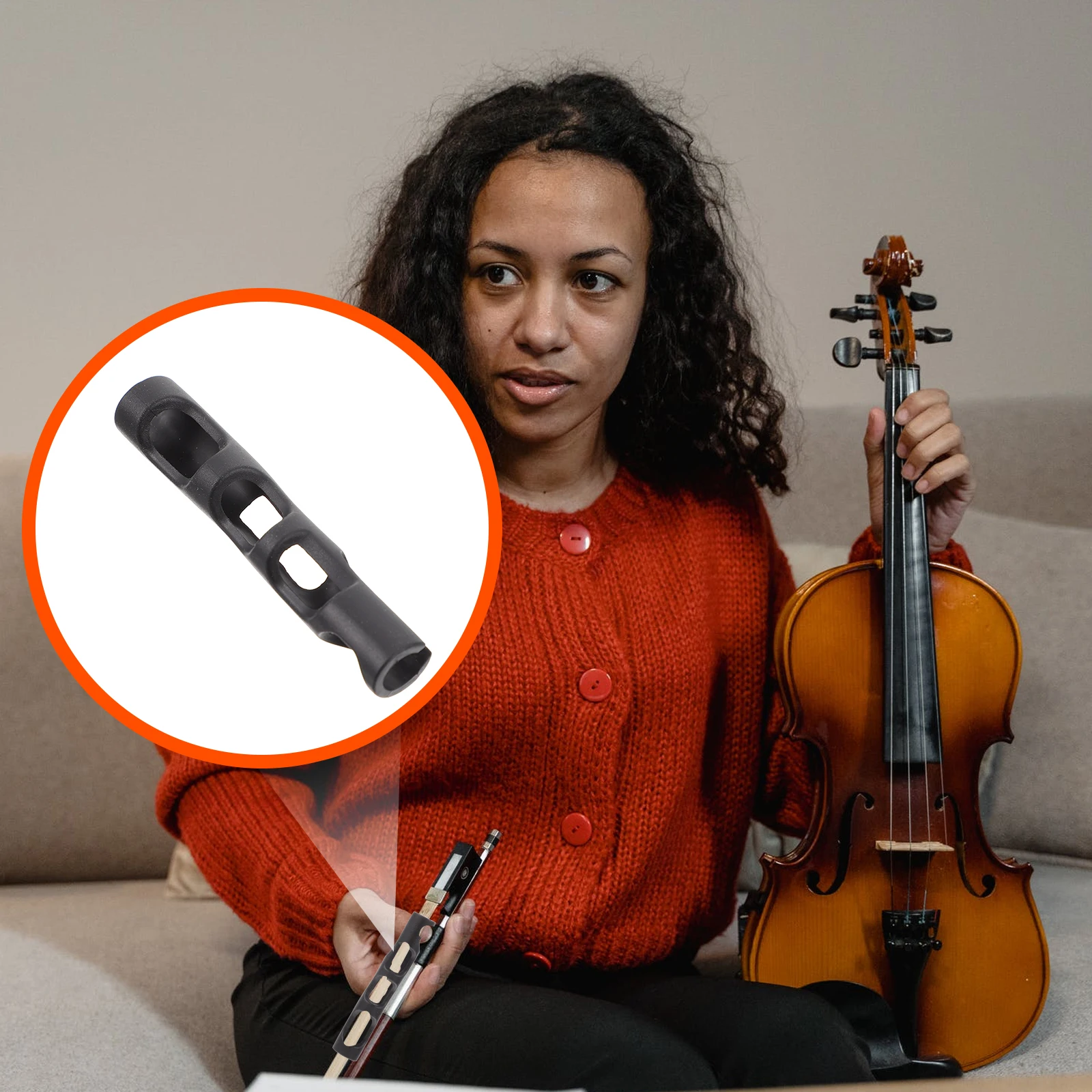 

Bow Grip Corrector Archery Violin Silicon Musical Instruments for Adults Accessory Products Children Bow-holder Beginner Tool