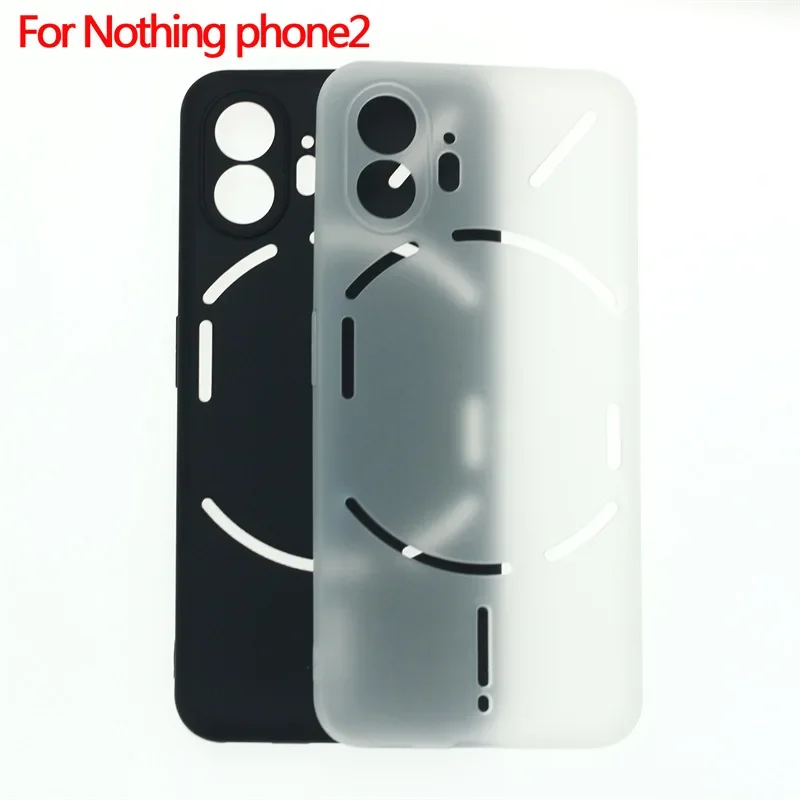 For Nothing Phone 2 1 Phone2 1 Case Sand Matte Soft Silicone Full Protect Anti-fall Anti-fingerprint Cover Shell Fundas Phone1