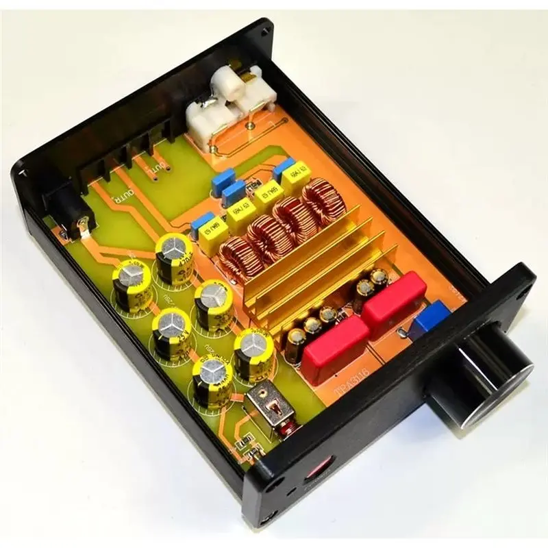 Digital Mini Power Amplifier TPA3116 Hifi Stereo Class D 2.0 Channel 50Wx2 Amp Audiophile-Grade D50E