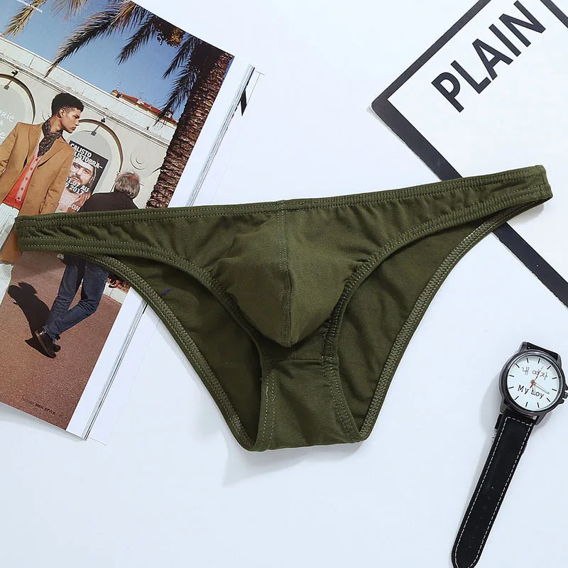 Custom Printing Men Low-waist Sexy Briefs Underwear Male Boxer Briefs Panties Men Cotton Brief Underwear