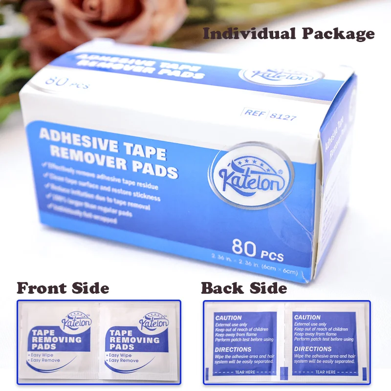 

Toupee/Wig Tape Remover Wipes 30Pcs Adhesive Remover Pads For Tape In Hair Extension Wig Glue Remover Pads Repair Tape Stickness