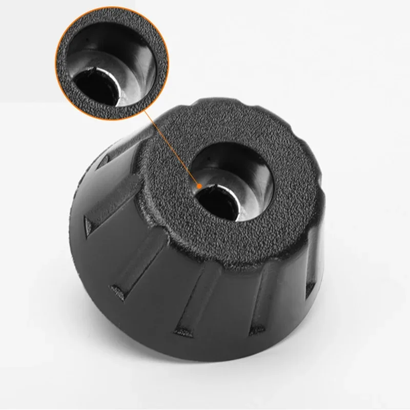 4pcs Screw furniture leg floor protector rubber feet Anti Slip Shock Pad for Speaker Cabinet Bed Table Box Support leveling feet image 3