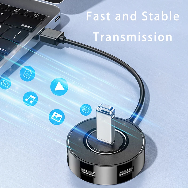 4 in 1 USB 2,0 Hub Hochgeschwindigkeits-Multi-USB-Splitter-Expander für MacBook Pro Computer PC Laptop Zubehör USB 2,0 Hub Adapter