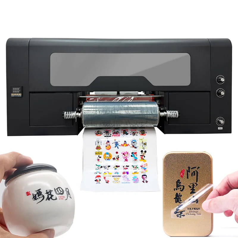 Direct Dual Eps Head Xp600 Uv Dtf Printer A3 Guangzhou Warehouse Pen Can Wrap Ab Film Transfer Roll Software Rip Uv Dtf Printer