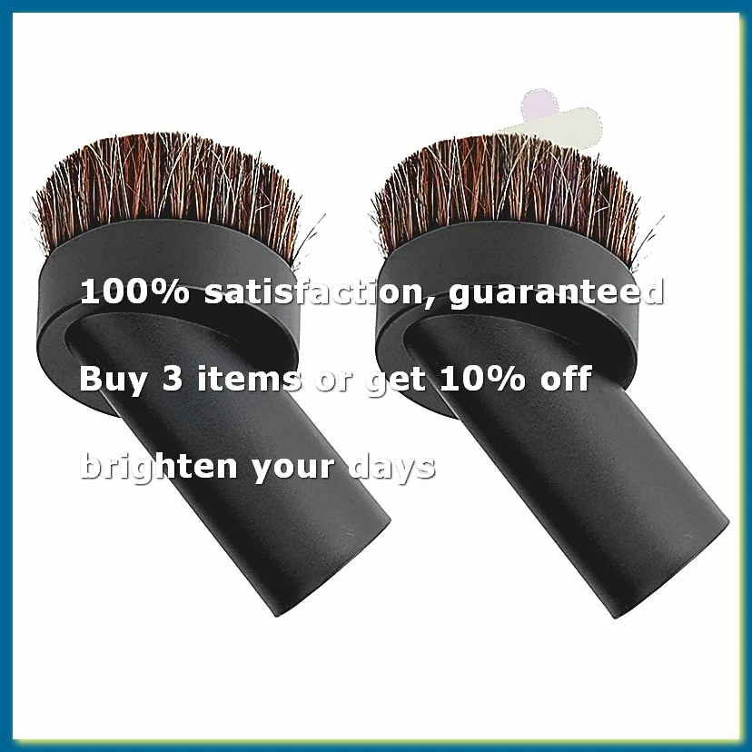 Bristle Vacuum Brush Round Brush Vacuum Attachment Universal Vacuum Dust Brush for Most Vacuum Cleaners Accessories