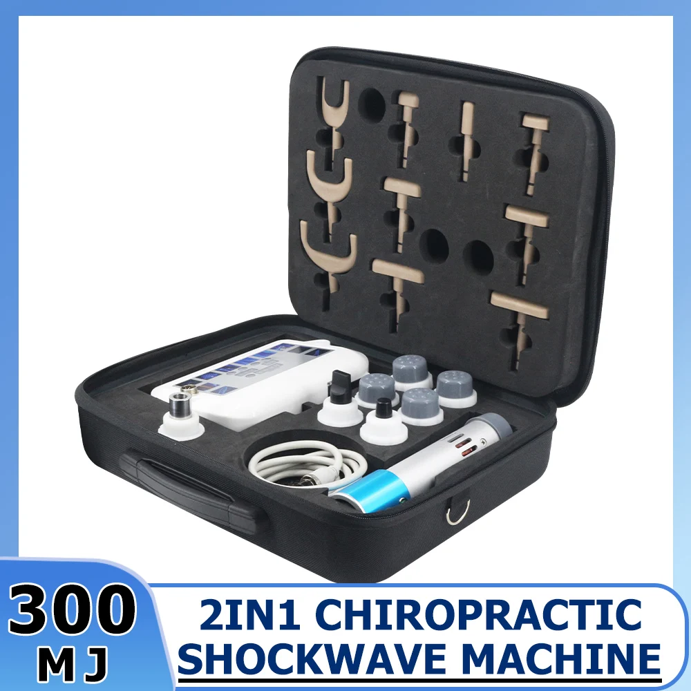 

Physiotherapy Shockwave Therapy Machine Spine Corrector Deep Body Massage Pain Relief 2 In 1 Chiropractic Adjustment Tool