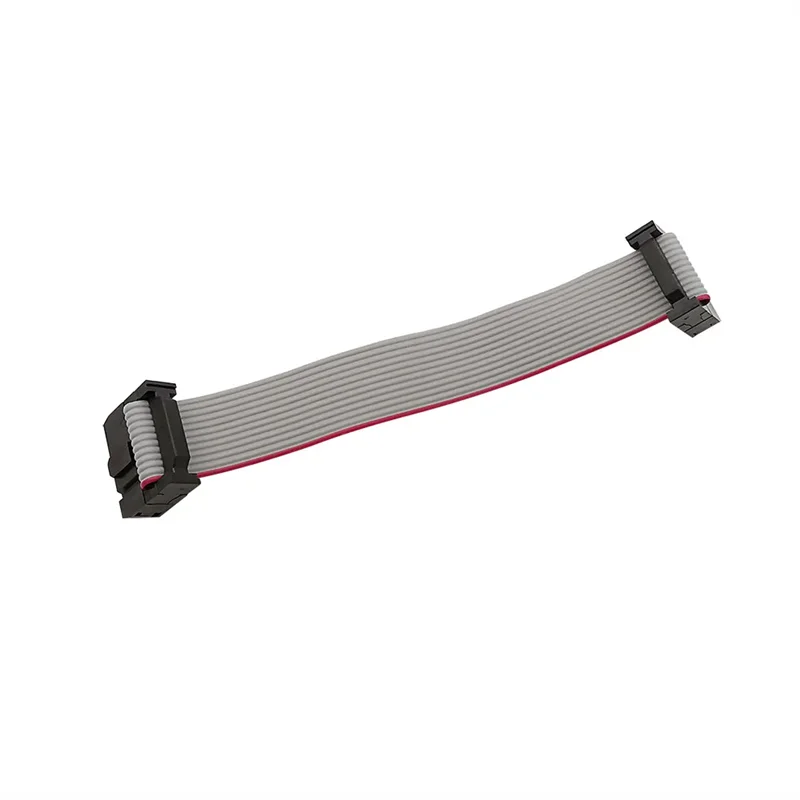1Pcs 2.54mm Pitch JTAG ISP Gray Flat Ribbon Data Cable FC-6/8/10/12/14/16/18/20/24/26/30/34/40/50 Pin FOR DC3 F/F IDC Box Header