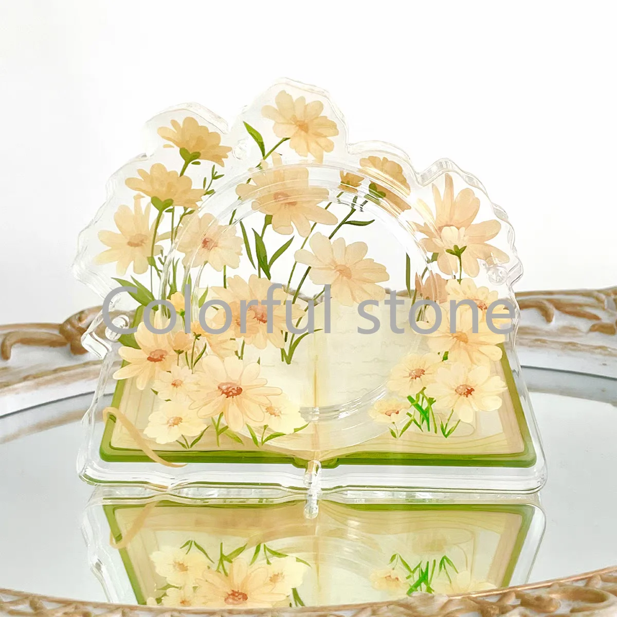อะคริลิคอะนิเมะ Badge Display Rack ตกแต่งตู้โชว์สินค้าอิฐกล่องเก็บ 58 65 75 มม.ไม่มี Badge