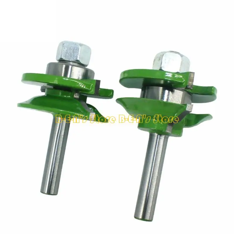 

Y1AD 8mm Shank Straight Bit Metal Router Bit Square Tooth Joint Woodworking