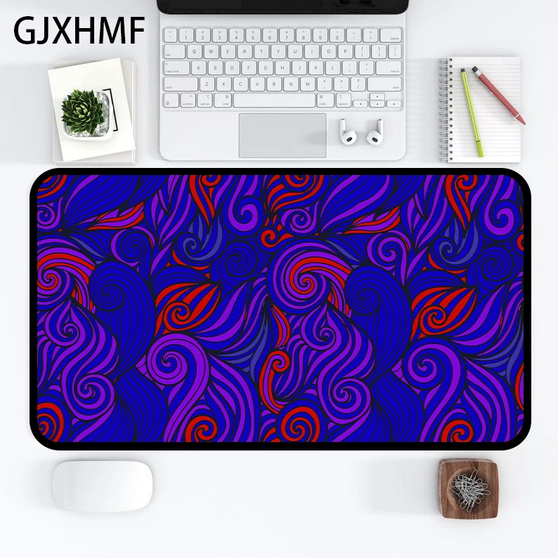 Purple Swirl Mausepad Purple Swirl Desk Mat Gaming Mat Pad on The Table Office Gamer Accessories Keyboard Mat 90 * 40CM Mouse Pad