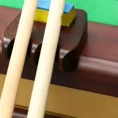 For Billiards Hall Yellow Billiard Cue Rack Table Edge Clip Compact For Tight Spaces Non-slip Base For Stability