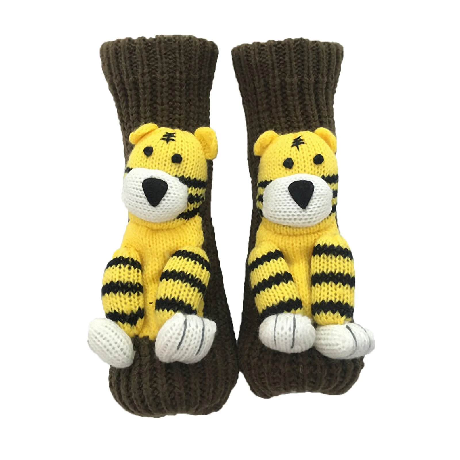 المرأة جميلة ثلاثية الأبعاد محبوك الحيوان سميكة متماسكة الدافئة عادية سجادة أرضيات الجوارب موضة مريحة النوم الجوارب عطلة متعة الهدايا