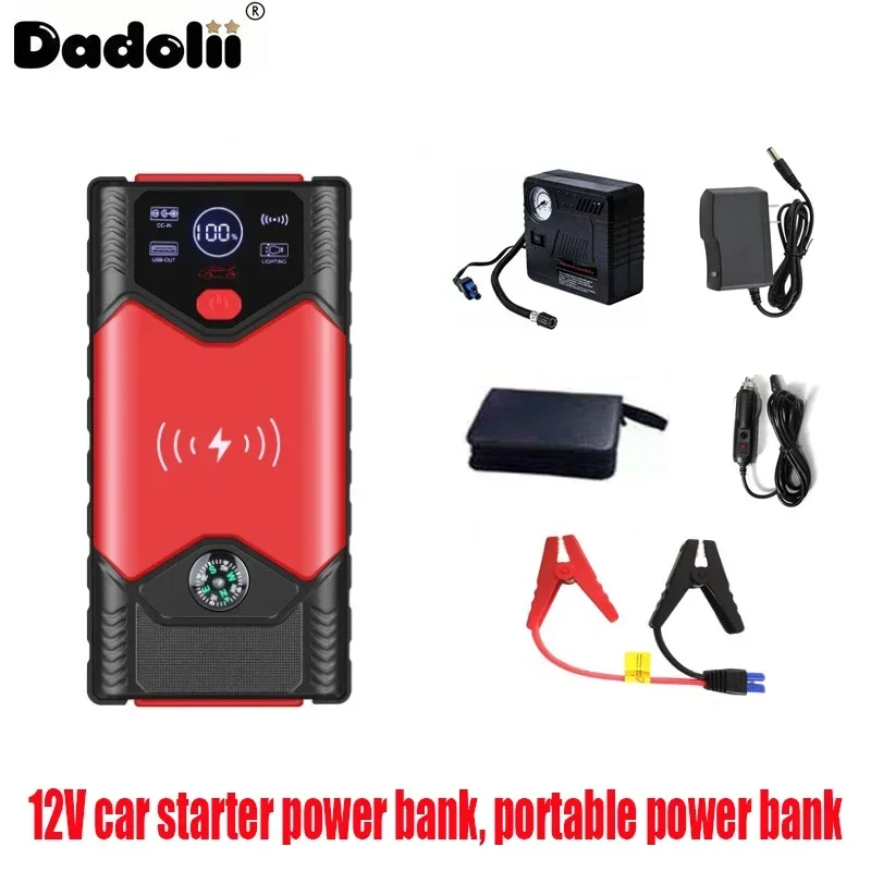 Car Jump Starter Starting Device Battery Power Bank 12V98000mAh Jumpstarter Auto Buster Emergency Booster Car Charger Jump Start
