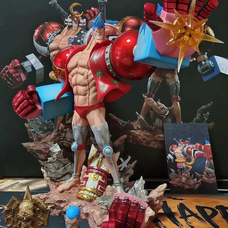 Estatua de doble cabeza Lx Franky Gk de una pieza de 28cm, figura Gk, plataforma exclusiva, personaje de dibujos animados, exquisitos adornos de escritorio, regalo