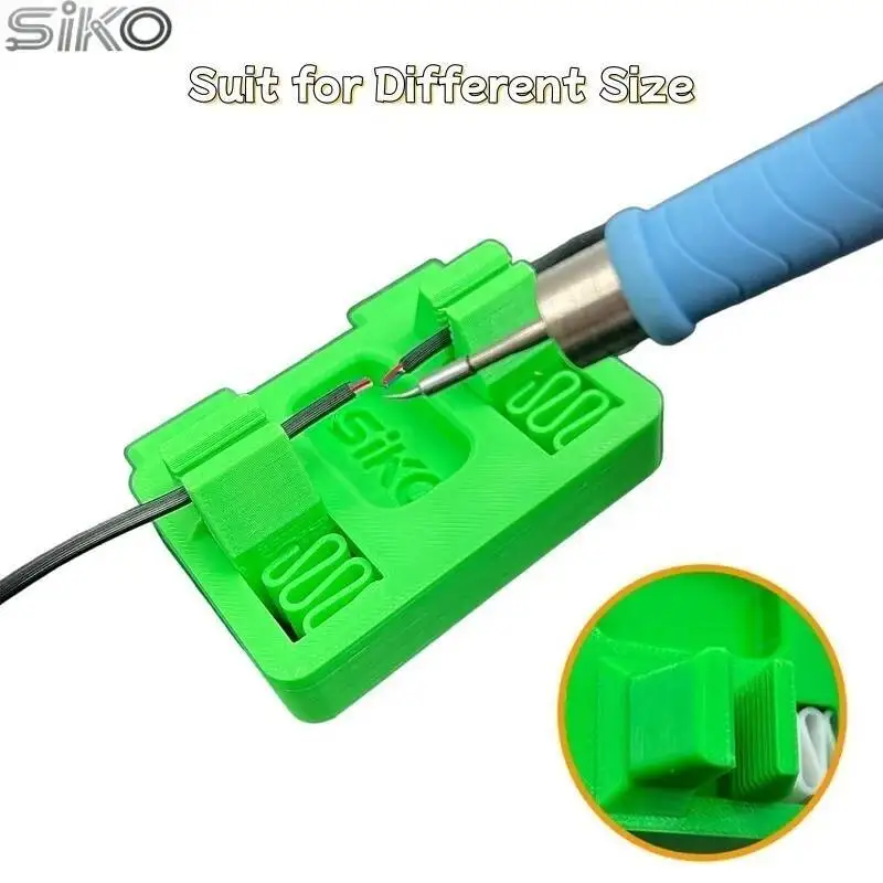 Dispositivo per saldatura a filo Design multi slot Morsetto ergonomico Il diametro regolabile garantisce un posizionamento accurato della saldatura per elettronica