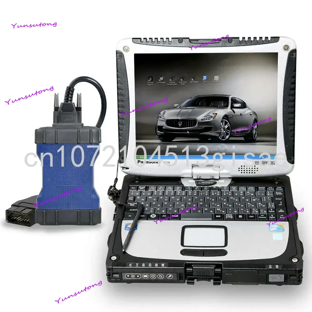 

MDVCI Maserati Detector SD3 Support Programming and Diagnosis with Maintenance Data Installed on CF19 Ready to Use