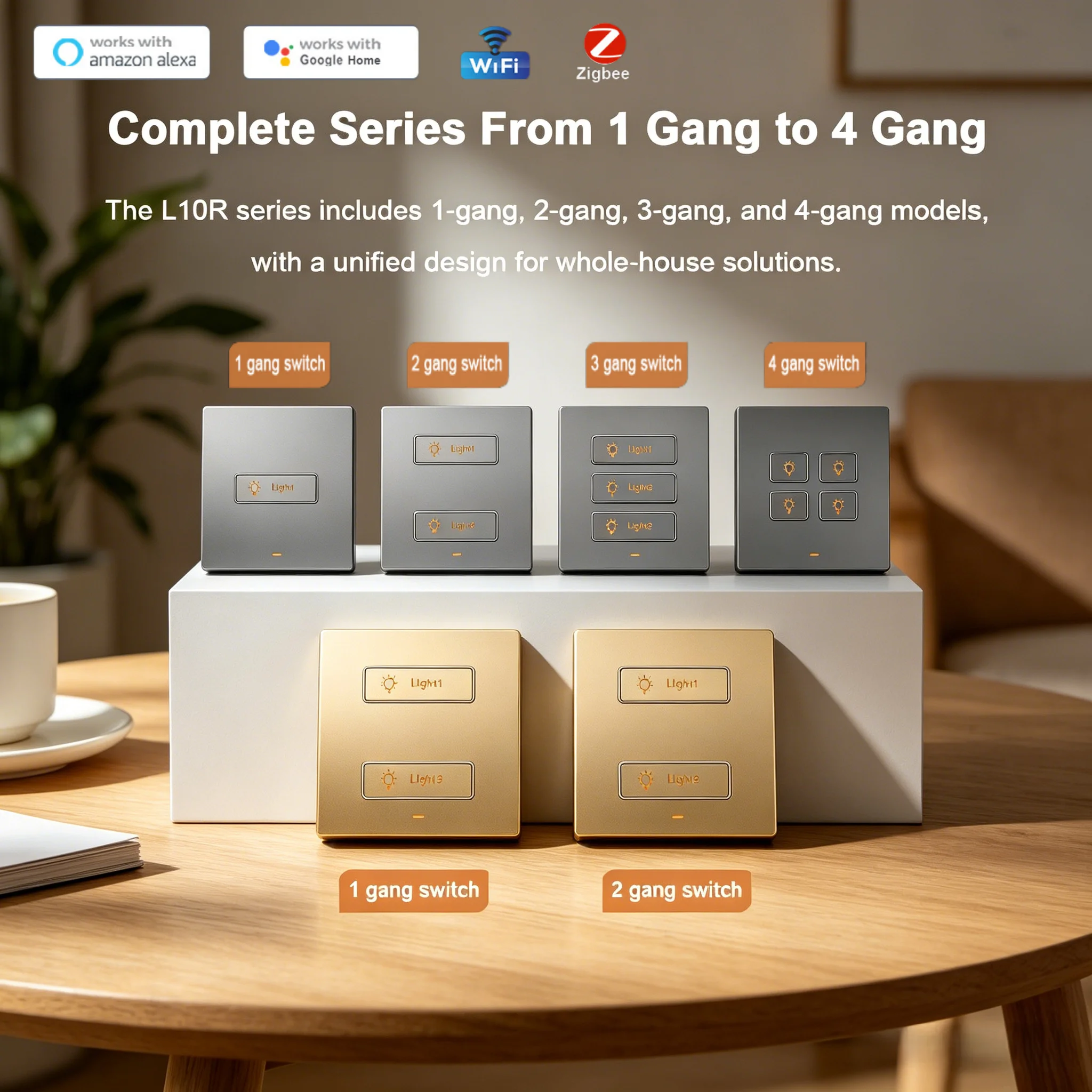 Tuya European/American Smart Button Switch For Home/Hotel Wifi Smart Switch Tuya App Control Alexa Google Home Voice Control