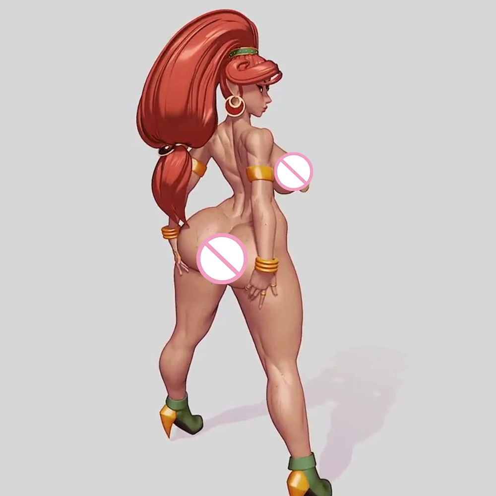 1/24 3d Printing Model Kit Beautiful Girl Urbosa Resin Figure Model Kit DIY Miniature Reduction Statue Unpainted Kit Toys