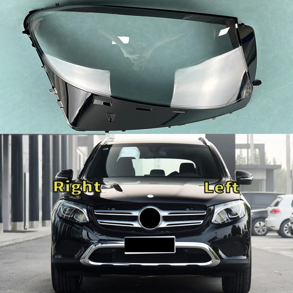 

For Mercedes-Benz W253 GLC200 GLC260 GLC300 2016 -2019 Car Headlight Shell Replacement Headlight Cover Headlamp Lens Headlight