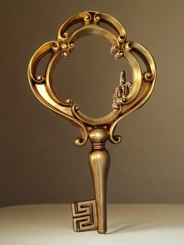 European retro applique engraved key bar wall decoration entrance wall wall pendant decoration gift craftsmanship