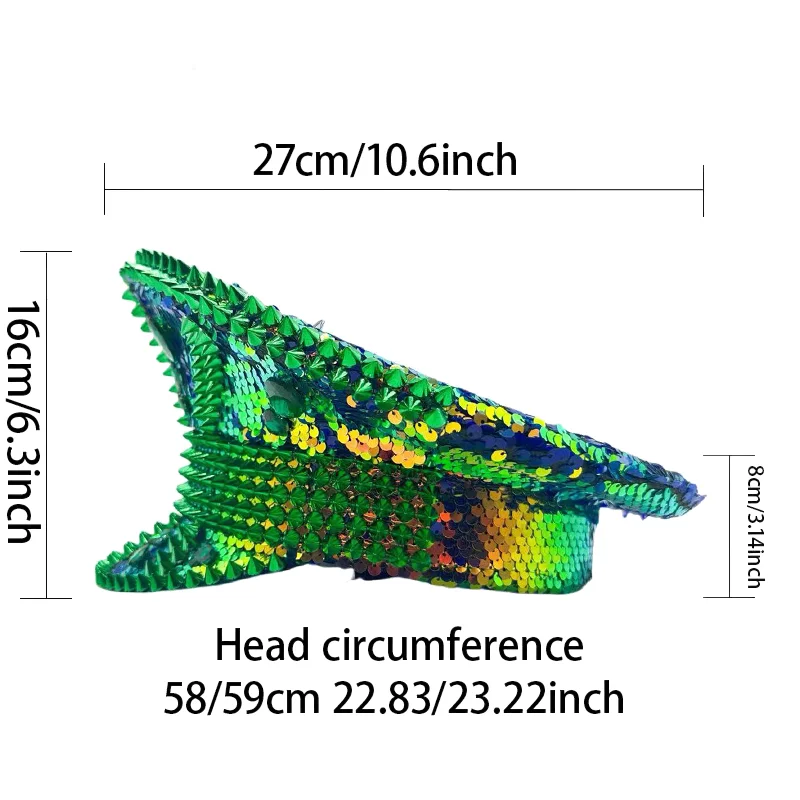 HongLuan Cappello da capitano con anello in pelle laser giallo con strass e berretti militari per donna, accessori per festival rave e berretto da festa da uomo