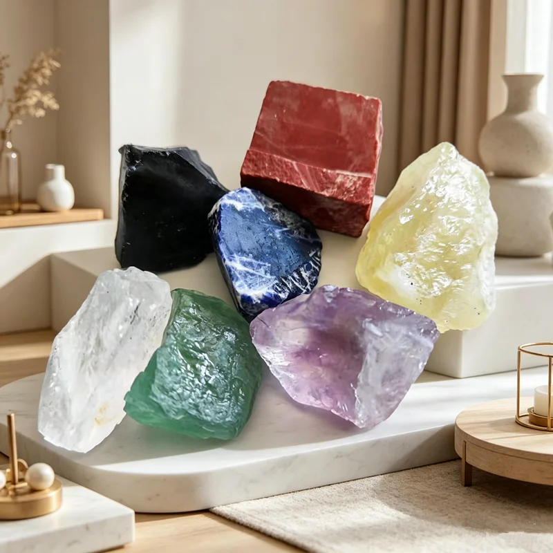 Natural Chakra Healing Crystal Stones Set