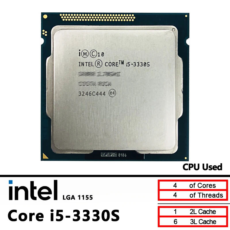 

Б/у Intel Core i5-3330S i5 3330S 2,7 ГГц 6M 65 Вт LGA 1155
