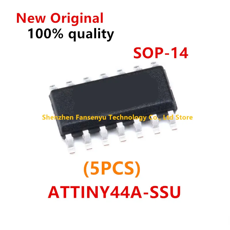 (5piece)100% New ATTINY44A-SSU ATTINY44A SSU SOP-14 Chipset