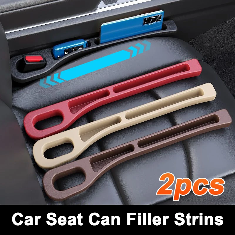 1 Pair Universal Car Seat Gap Plug Strip Side Seam Car Gap Filler Leak Proof Seat Gap Storage Organizer Decoration Accessories