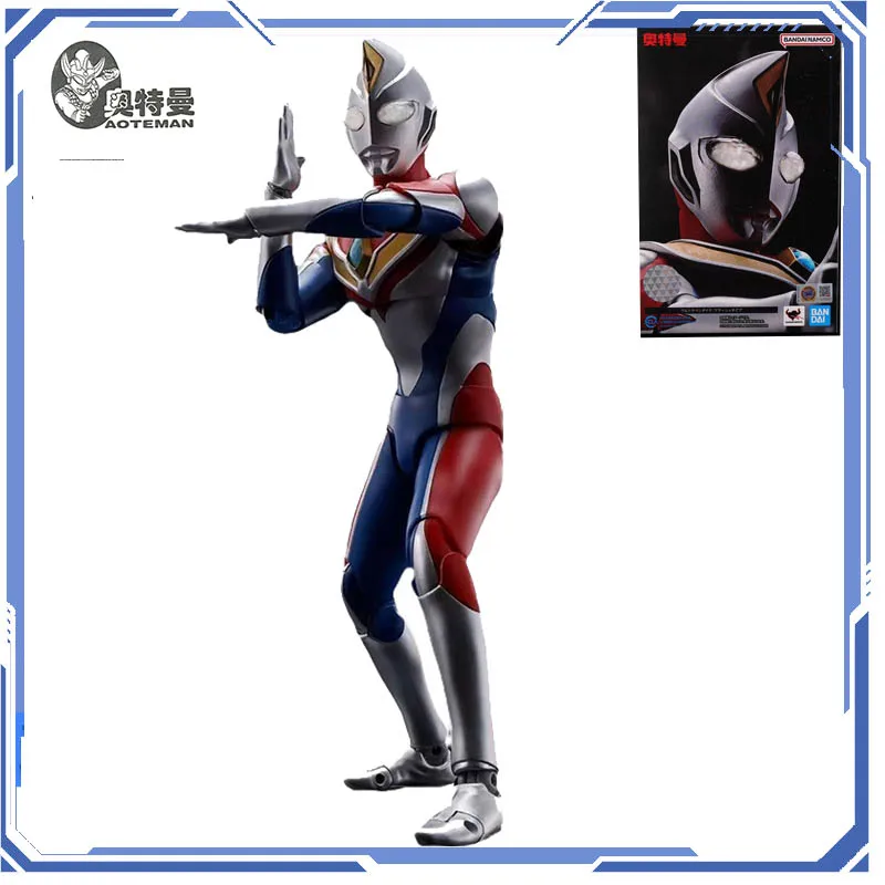 

Original Bandai Genuine Ultraman S.H.Figuarts Dyna True Bone Carving Glitter Anime Action Figures Toys for Boys Girls Kids Gift