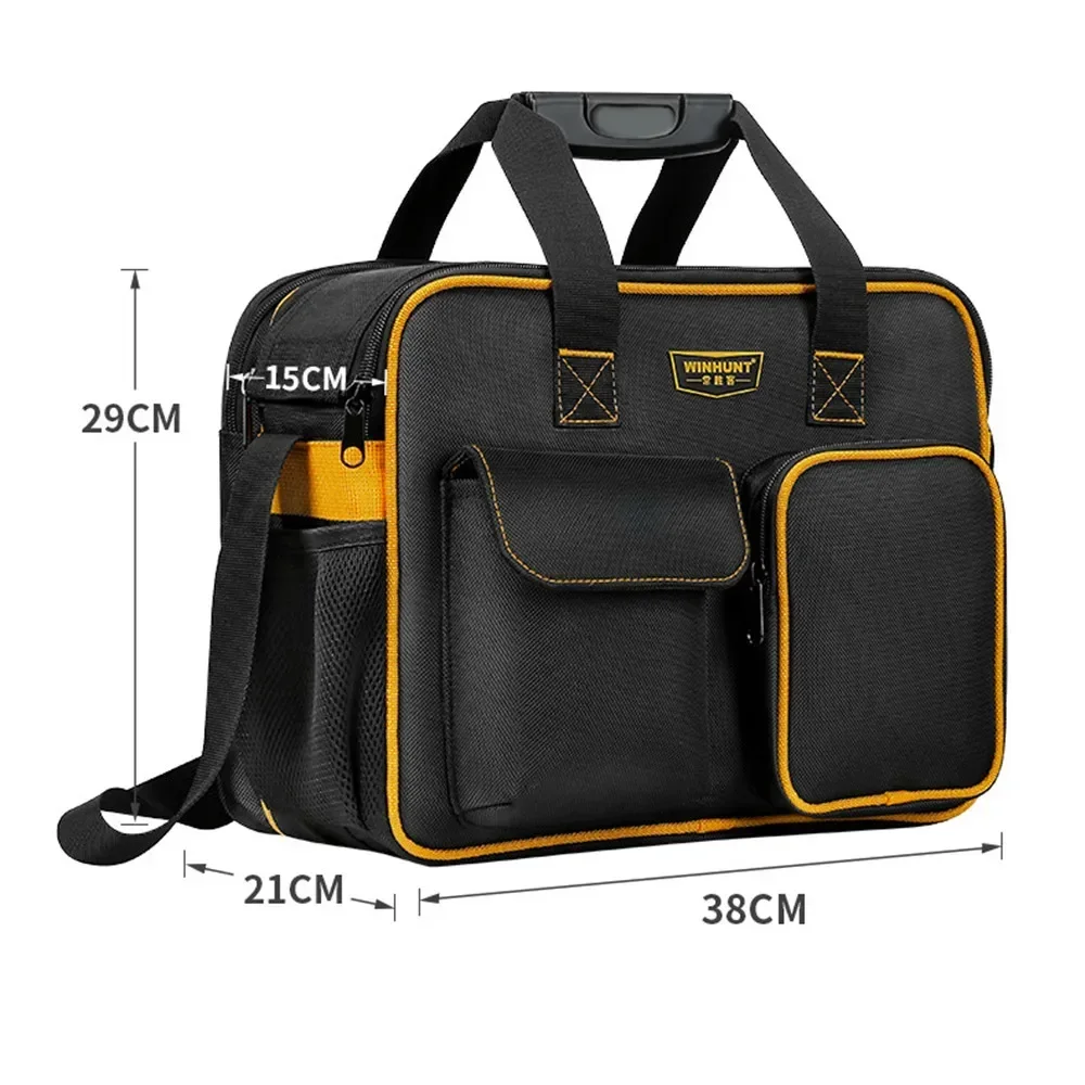 Bolsa de herramientas de alta resistencia para electricista, mochila para motocicleta, bolsa organizadora para electricistas, ruedas de cintura