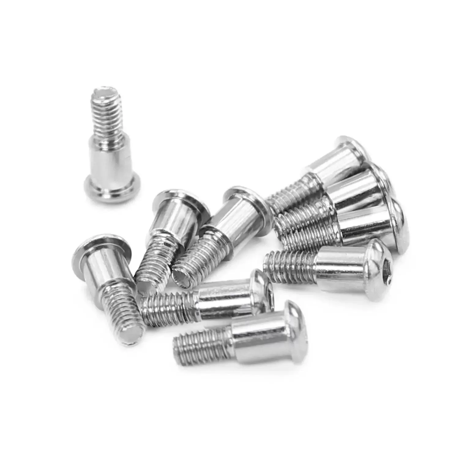 Parafuso de cabeça redonda hexagonal m3 * 4*10mm para 1/10 axial scx10 ar44 ar45 capra f9 f10 h10 rc peças de atualização de carro