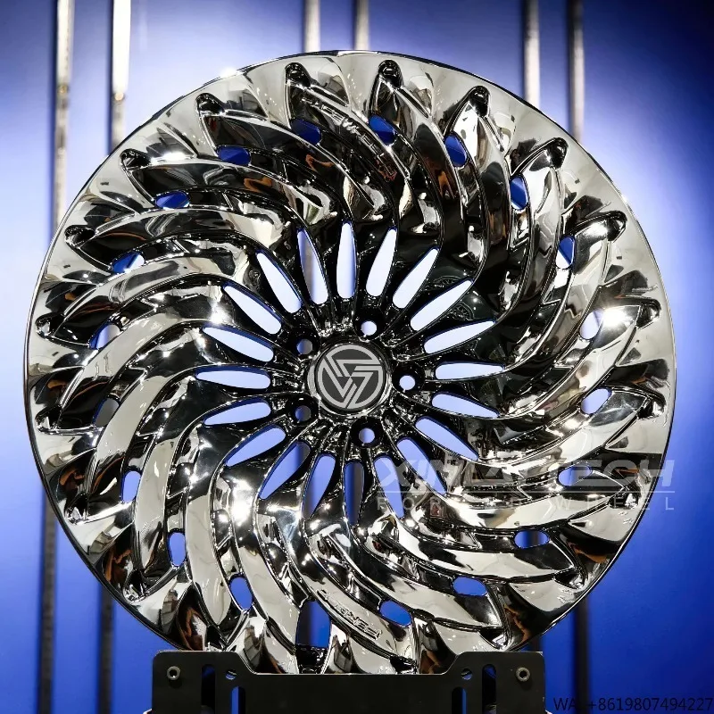 

17-23 Inch Chrome 1-Piece Forged Aluminum Wheels Multi PCD 5x112 5x114.3 5x120 Luxury Auto Rims