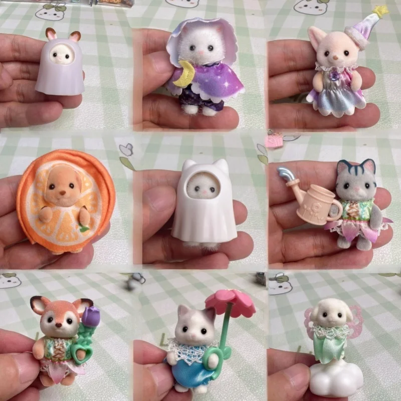 Sylvanian familia lindo juguete niña juguetes para niños Calico Critters Ternuries Sylvanian familias figuras Anime japonés pequeño bebé