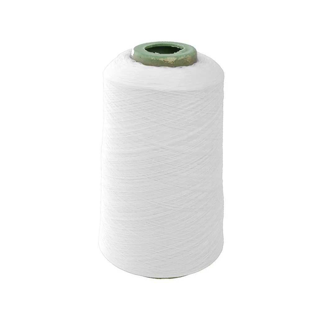 

White 150d Polyester Sewing Thread 10000m Durable for Machine Hand Use Embroidery Overlocking Polyester Thread
