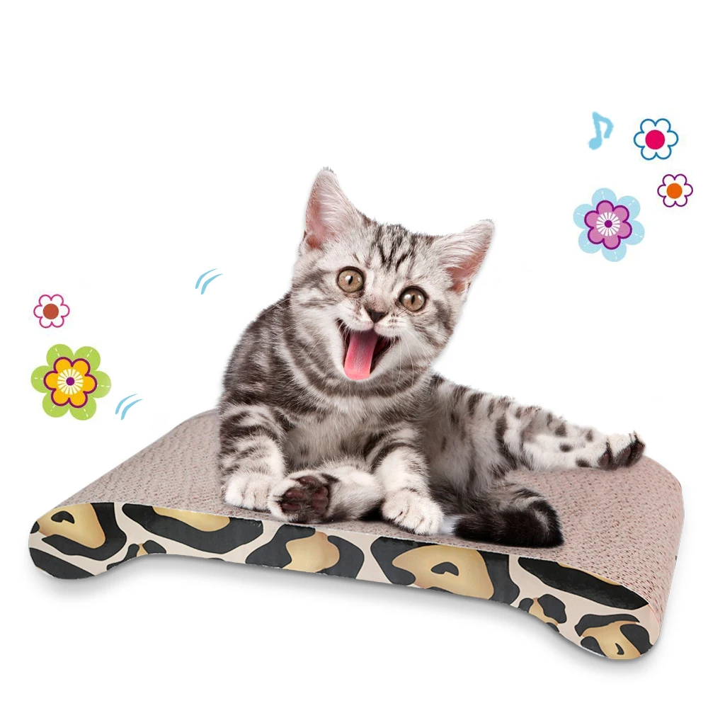 

Pet Cat Kitten Toys Cat Scratching Board Pad Corrugate Paper Scratching Scratcher Cardboard Toys Protect Furniture Catnip