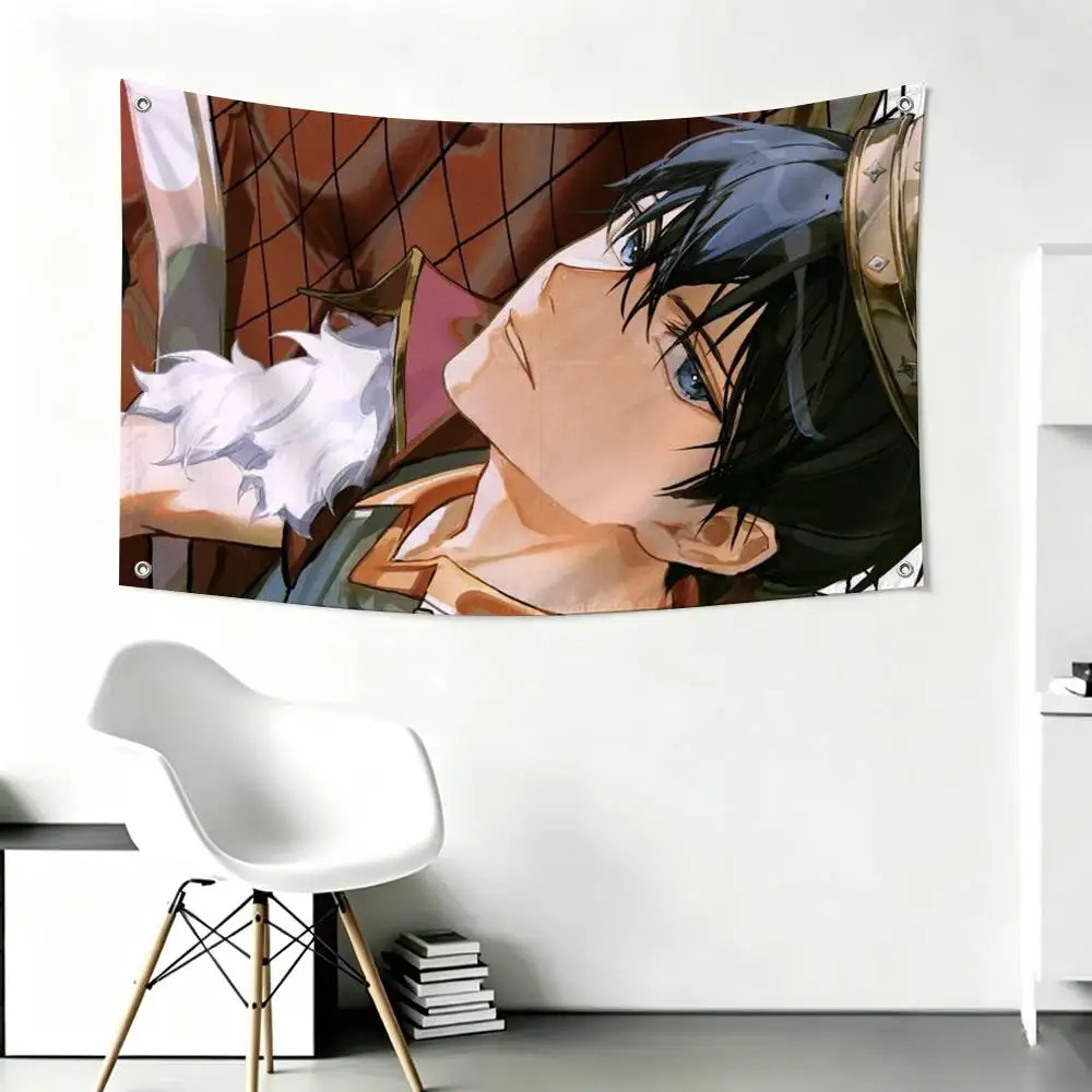 Haikyuu Kageyama Tobio Flags for Bedrooms Home Decor Items Outdoor Decors Garage Decoration Flaga