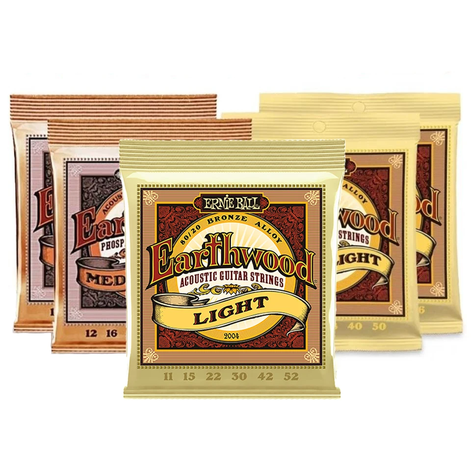 EARTHWOOD EXTRA LIGHT 80/20 BRONZE ACOUSTIC GUITAR STRINGS - 10-50 GAUGE - 2006