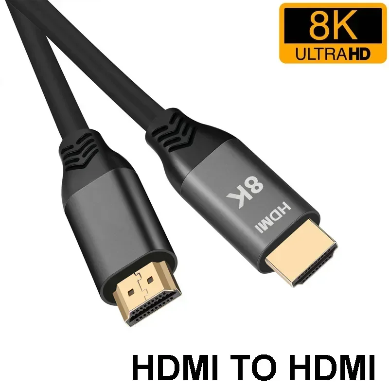 HDMI 2.1 Cable HDMI Cord 2 1 Cable 8K 60Hz 4K 120Hz 48Gbps eARC ARC HDCP Ultra High Speed HDR for HD TV Laptop Projector PS4/5