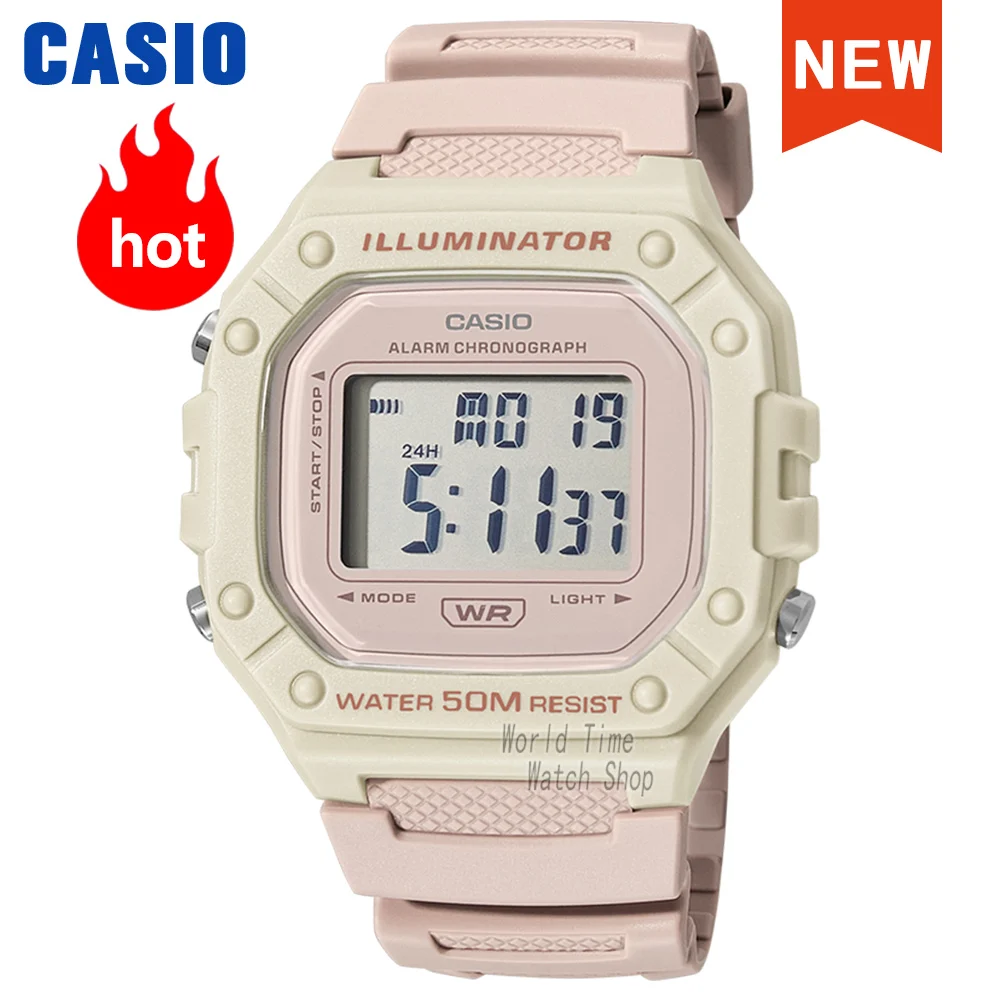 

Часы Casio, водонепроницаемые спортивные модные уличные многофункциональные электронные часы, серия relogio masculino W-218