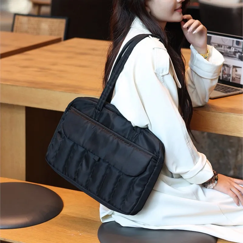 Ins Pocket حقيبة لابتوب المرأة 13.3 14 15.6 16 بوصة ماك بوك اير 13 حافظة ماك بوك ملحق تخزين حقيبة يد حقيبة دفتر جديد #1