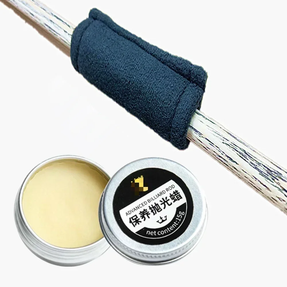 Snooker Pool Cue Maintenance Polishing Wax Snooker Black Eight Pole Anti-Cracking Cleaning Brightening Care Product Accessories